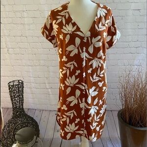 𝅺anewday Short Sleeve Floral Dress size S